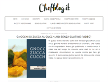 Tablet Screenshot of chefblog.it